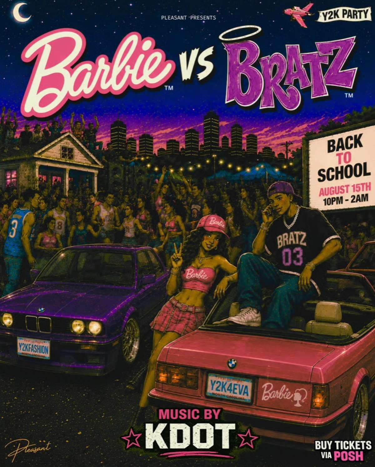 Barbies vs. Bratz: Y2K Party