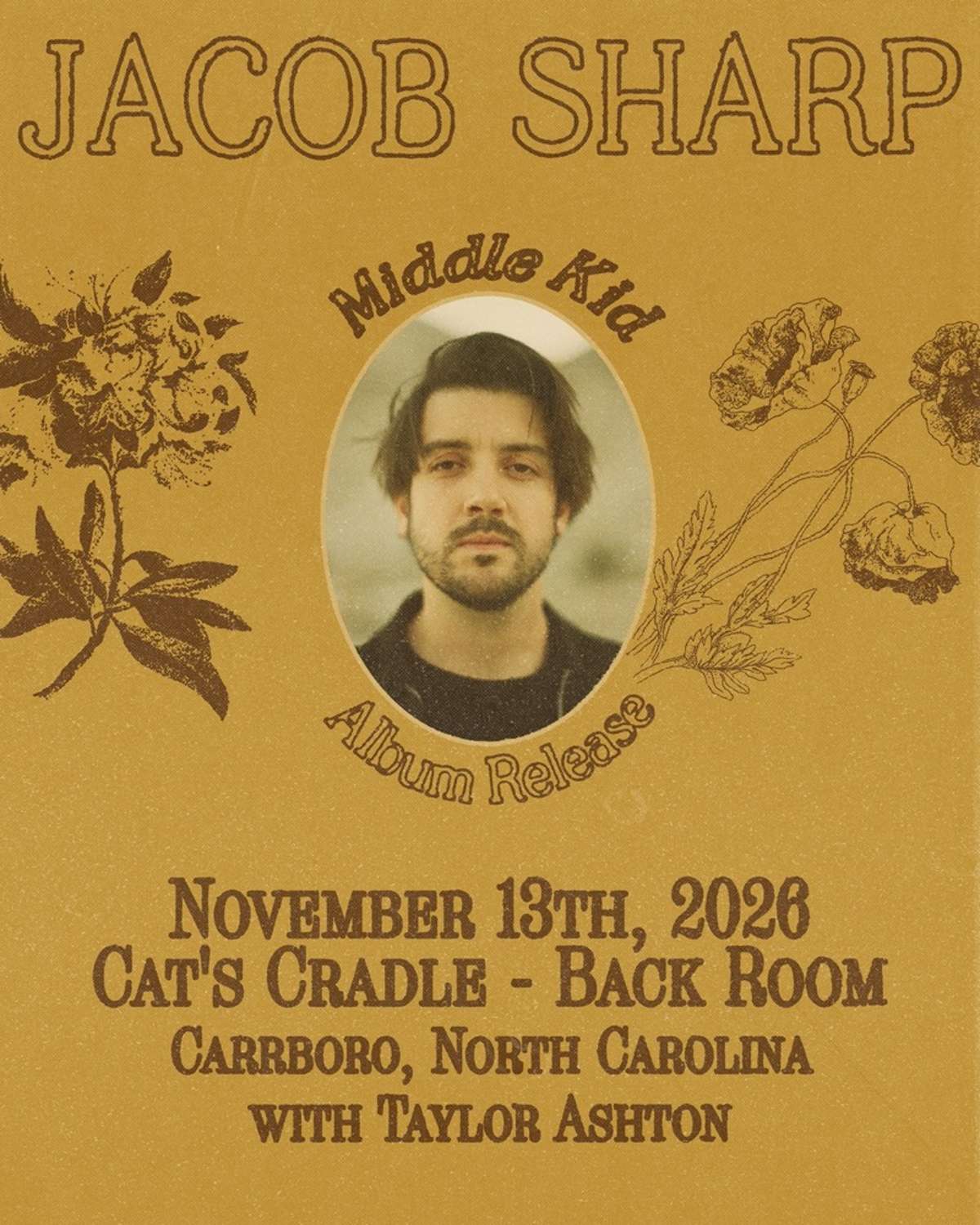 Jacob Sharp: Middle Kid Album Release Show
