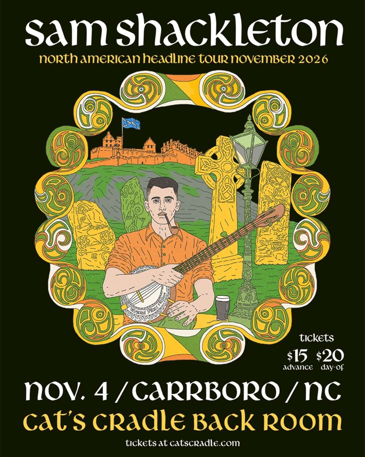 Sam Shackleton – North American Headline Tour