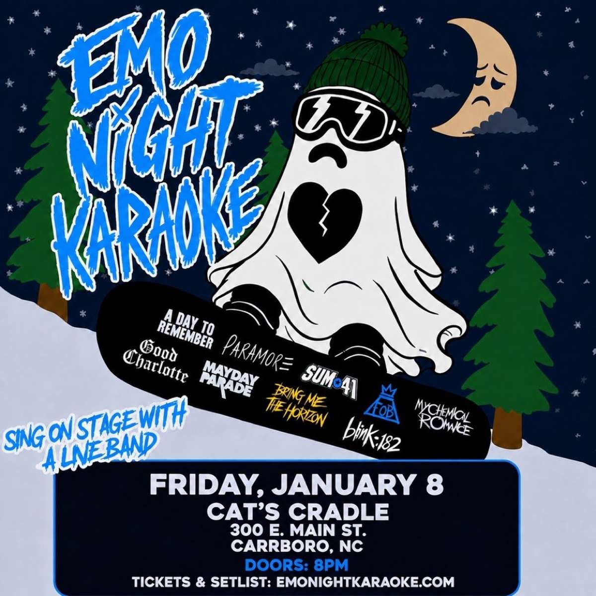 Crank It Loud Presents Emo Night Karaoke